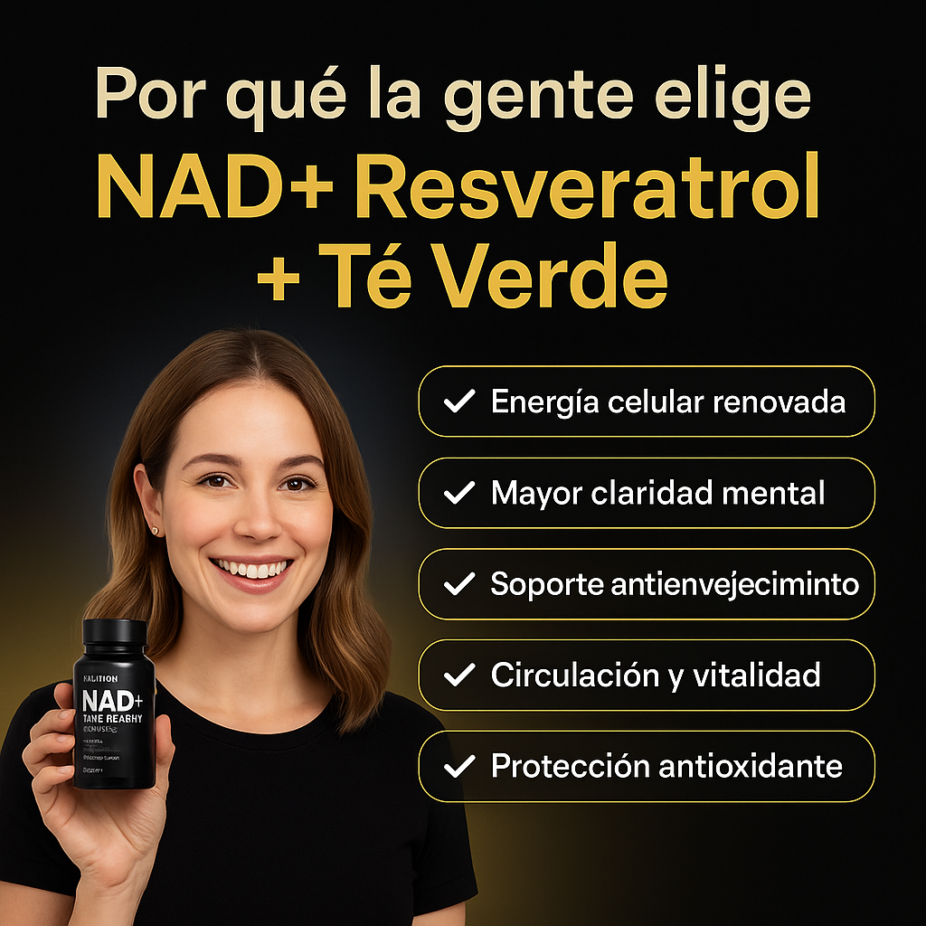 NAD + RESVERATROL | 60 Comprimidos